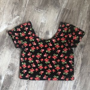 Floral crop top